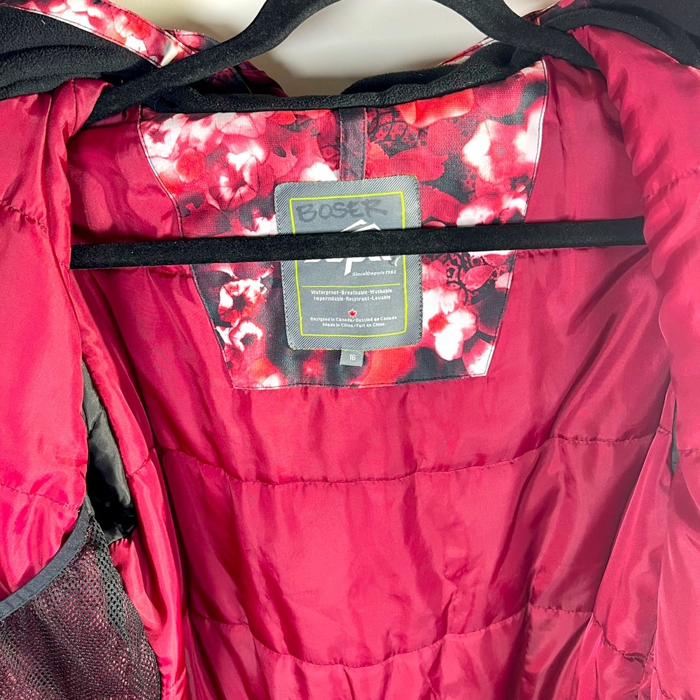 Jupa Snowboard Jacket - Youth Girls (16) - Ski Winter Snow‎ Water Proof Floral - Picture 7 of 7